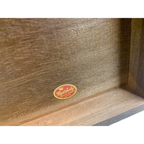 Vintage Refreshed Wood Goldtone Musical Jewelry Box Mirror - Picture 10 of 10